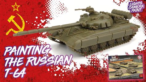 Painting a 15mm Team Yankee TANKS Russian T-64 - YouTube