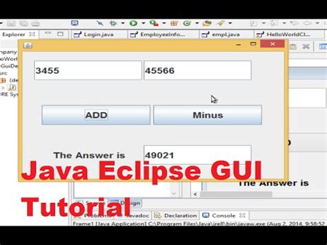 Java Swing Gui Programming From Beginner To Expert Pdf | Decoration ...