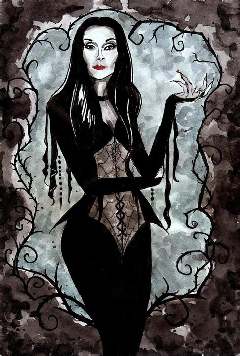 MORTICIA ADDAMS by aquiles-soir on DeviantArt