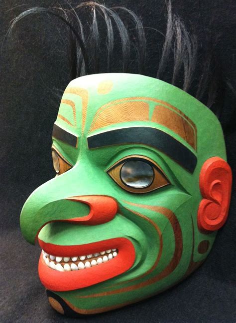 Gene Brabant Tlingit Fish Hawk | Native american masks, Native art, Native american art