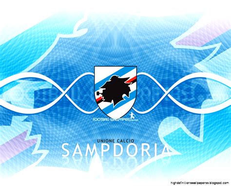 Uc Sampdoria Logo Sport Hd Wallpaper Desktop | High Definitions Wallpapers