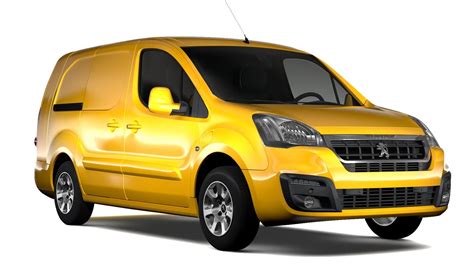 Peugeot Partner Van L2 Electric 2017 - 3D Model by Creator 3D