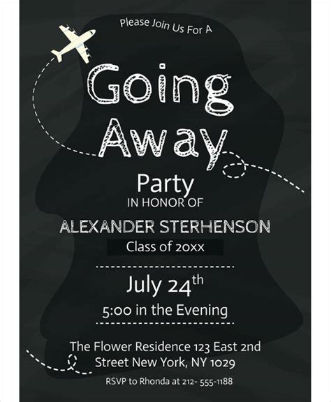 3+ Going Away Party Invitation Designs & Templates - PSD, AI