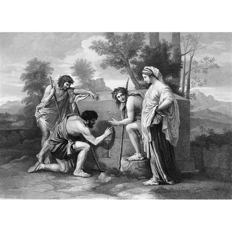 Buy old prints and engravings from Nicolas Poussin: Et in Arcadia ego