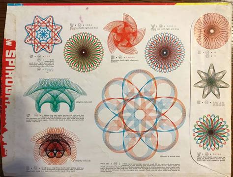 1967 Spirograph Refill Kit Patterns - SpiroGraphicArt