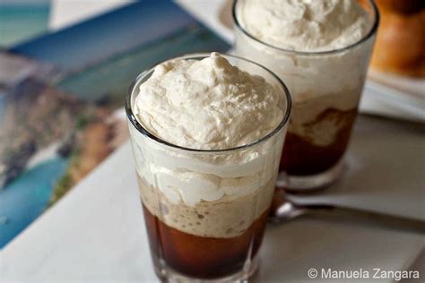 The recipe for the original coffee granita made with espresso and whipped cream, the Sicilian ...