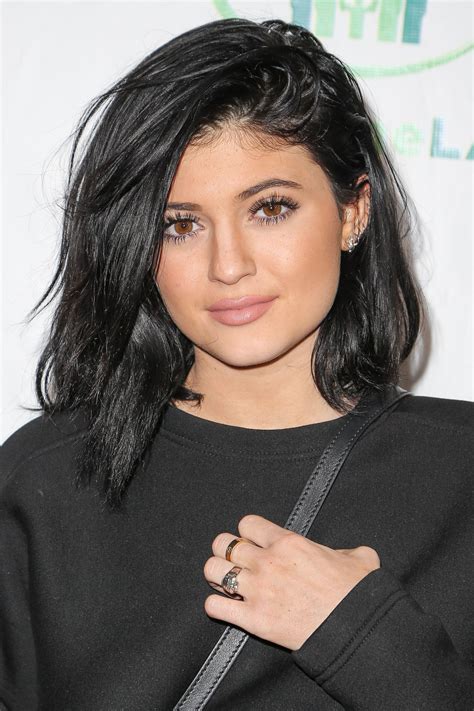 Kylie Jenner Short Black Hairstyles