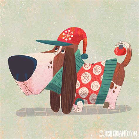 Dogs in Christmas sweaters on Behance