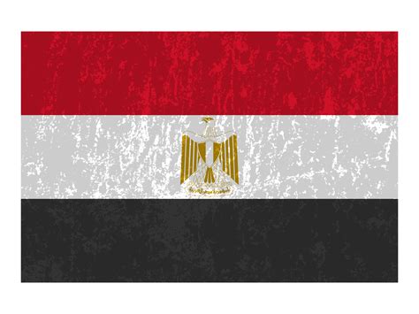 Egypt flag, official colors and proportion. Vector illustration ...