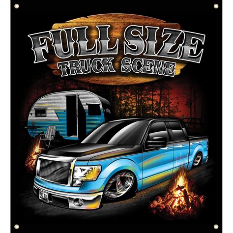 Full Size Truck Scene Backwoods F150 Banners | Low Label