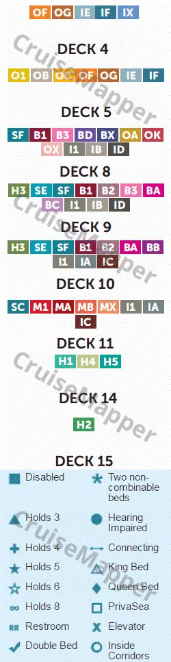 Norwegian Pearl deck 10 plan | CruiseMapper