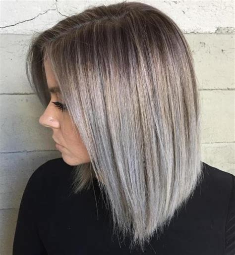 60 Ideas of Gray and Silver Highlights on Brown Hair