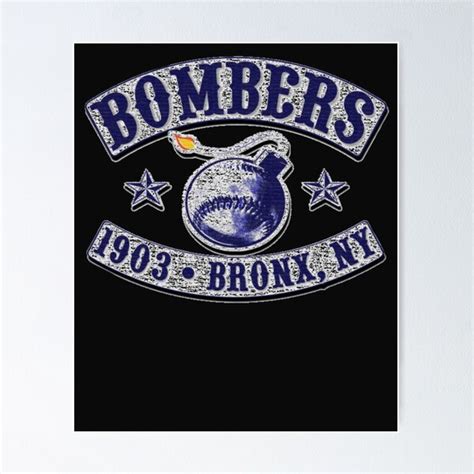 "Bronx Bombers 1903 Bronx Ny Grey" Poster for Sale by leheshoshusy834 | Redbubble