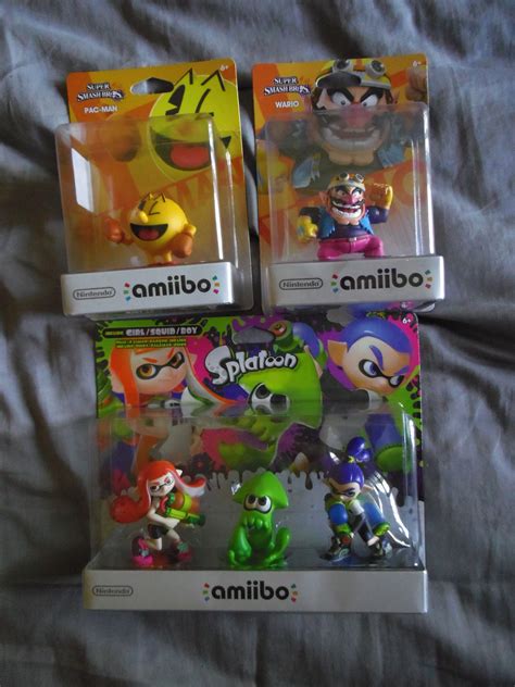 The Pac-Man, Wario and Splatoon amiibo Figures by shnoogums5060 on DeviantArt