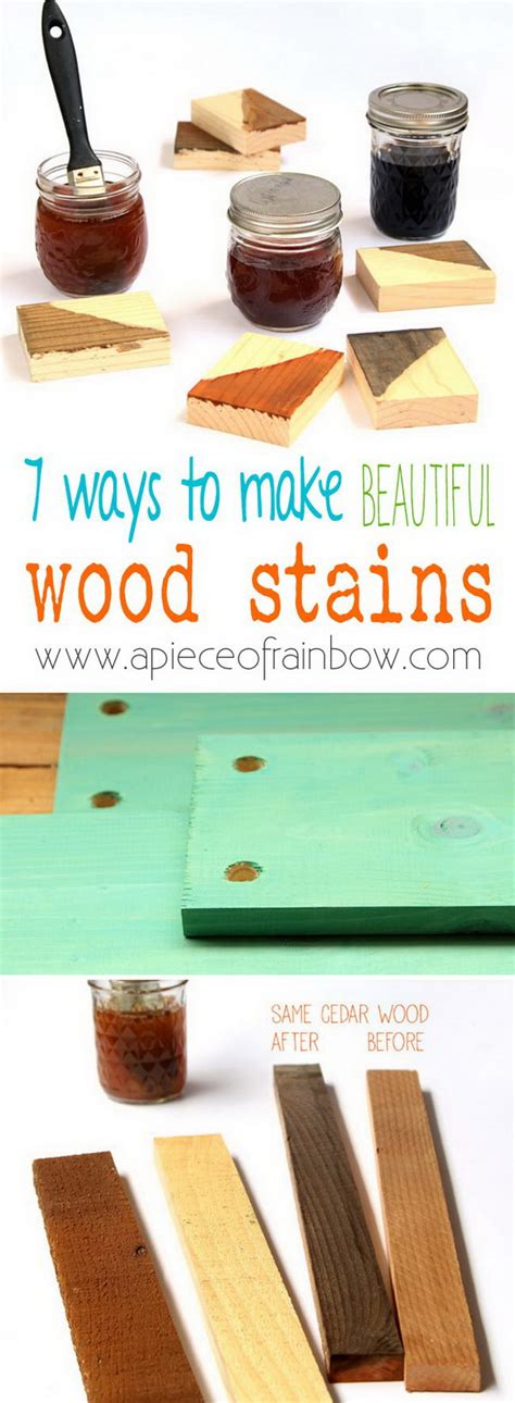 Wood Stain Ideas and Projects - Noted List