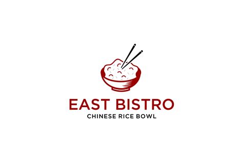 Rice Bowl Logo Graphic by atapdesain · Creative Fabrica