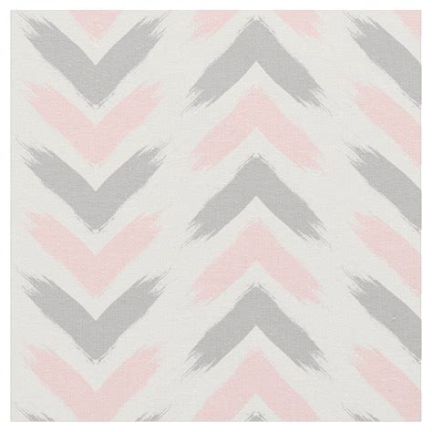 Modern pastel pink gray arrow brushstrokes pattern Fabric | Pink and ...