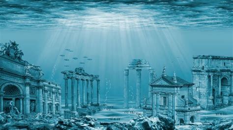 The legend of underwater city Atlantis and five other lost worlds ...