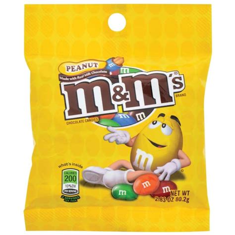 Peanut M&M's Candy, 2.83-oz. Bags Peanut M&ms, Peanut Candy, M M Candy ...