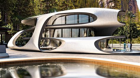 Alyona Villa: a futuristic house in Ghan|Futuristic