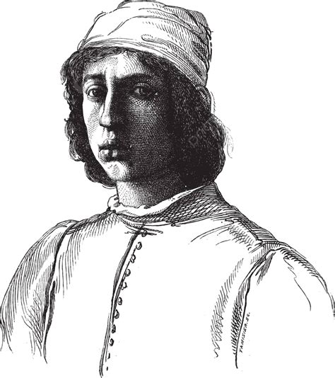 Filippino Lippis Portrait At The Uffizi Gallery In Florence Vector, Chevignard, Museum ...