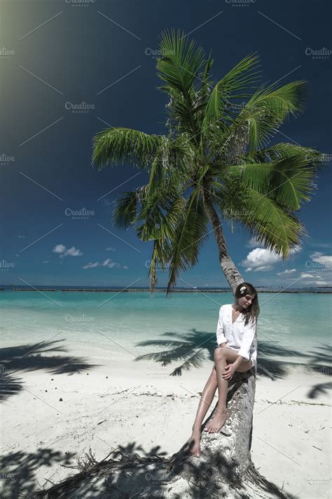 Dreaming on tropical island ~ People Photos ~ Creative Market