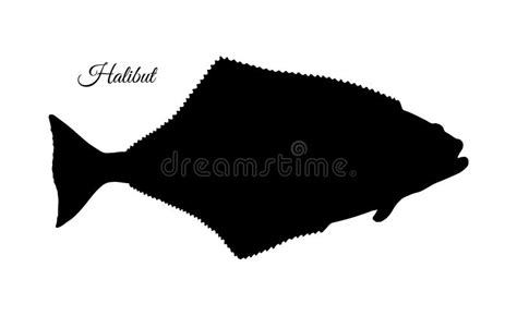 Halibut Silhouette Vector Stock Illustrations – 148 Halibut Silhouette ...