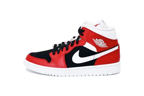 AIR JORDAN 1 MID GYM RED BLACK - Kicksdaily