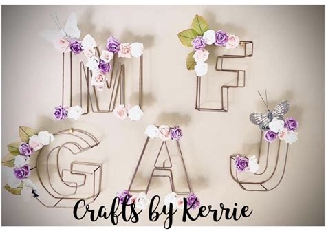 Wired Letters – Crafts by Kerrie