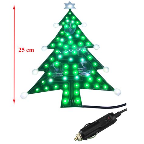 Sapin de noël lumineux 12/24V - La Boutique de la Route