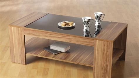 Modern Wood and Glass Coffee Table Designs - YouTube