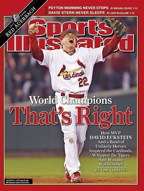 St. Louis Cardinals David Eckstein, 2006 World Series Sports ...