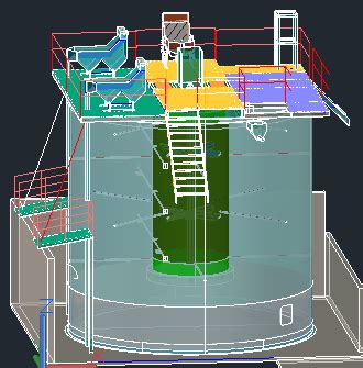 Sedimentation Tanks - Cadbull