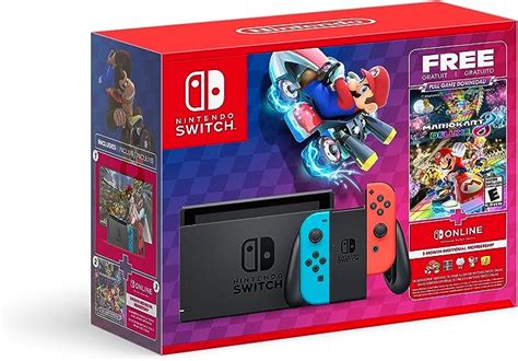 Nintendo Switch™ Mario Kart™ 8 Deluxe Bundle (Full Game Download + 3 Mo. Nintendo Switch Online ...