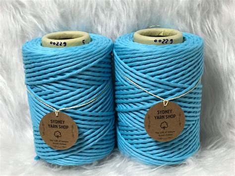 229-TURQUOISE5mm Coloured Macrame String Macrame Cotton | Etsy