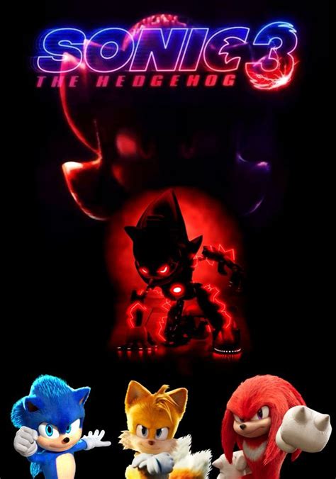 Sonic Movie 3 poster in 2022 | Sonic heroes, Sonic, Hedgehog movie ...