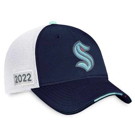 Seattle Kraken Youth 2022 Draft Trucker Hat