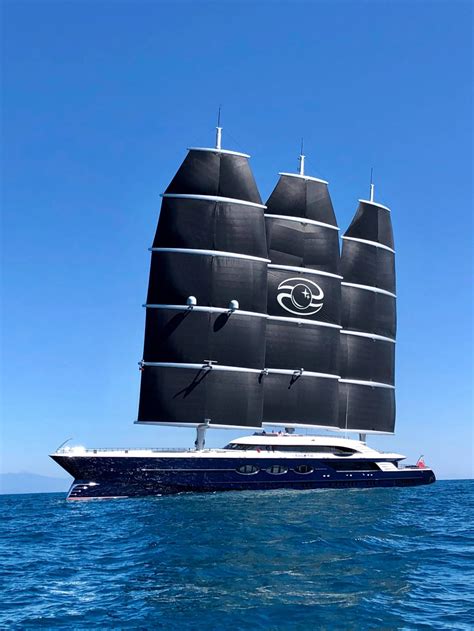 BLACK PEARL Yacht • Oleg Burlakov $200M Sailing SuperYacht | Yacht ...