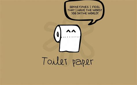 Funny Toilet Paper Wallpaper