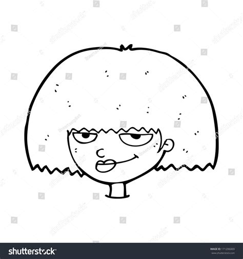 Cartoon Mean Female Face Stock Vector (Royalty Free) 171206069 | Shutterstock