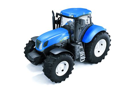 Large Real Looking Colorful Blue Plastic Toy Tractor Outdoor Summer ...