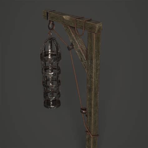 3D model Gibbet Cage VR / AR / low-poly | CGTrader