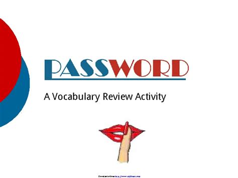 Password Game Template - PDFSimpli