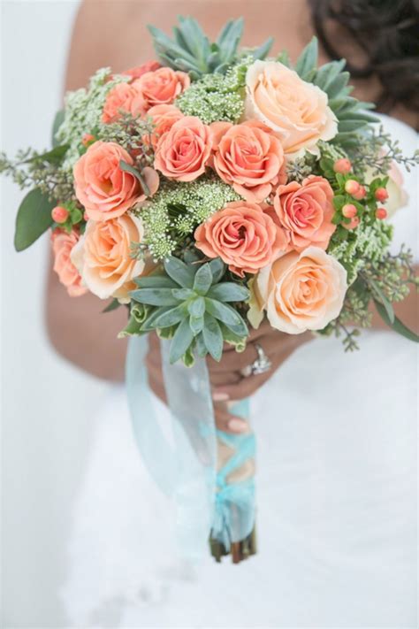 Wedding Color Combination Ideas 26 | Coral wedding colors, Mint wedding colour, Wedding bouquets