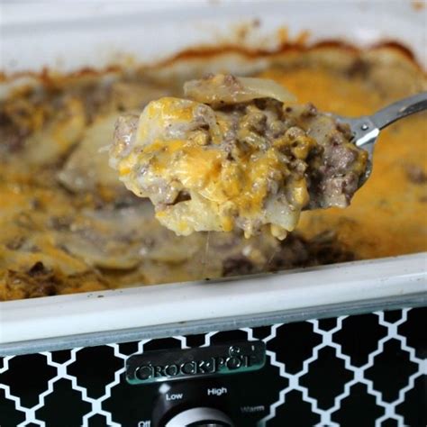 Crock pot Hamburger Potato Casserole Recipe - Hamburger Casserole