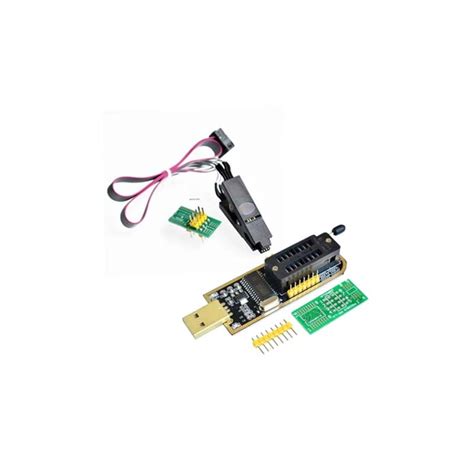 CH341A Mini Programmer and test clips