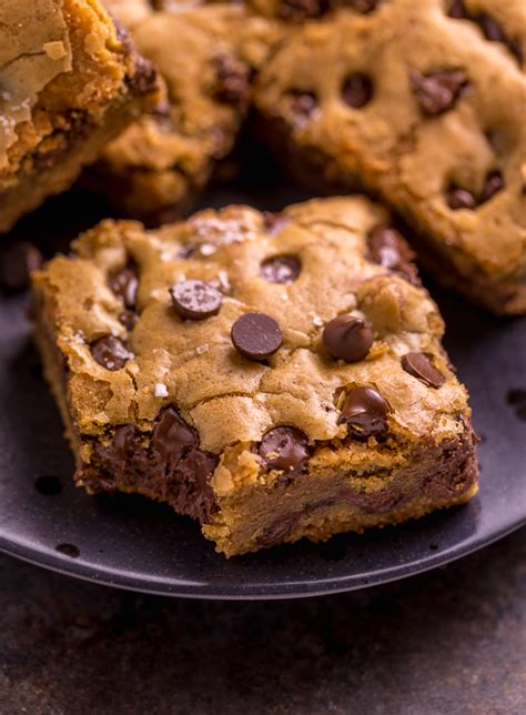 Easy Chocolate Chip Cookie Bars - Baker by Nature