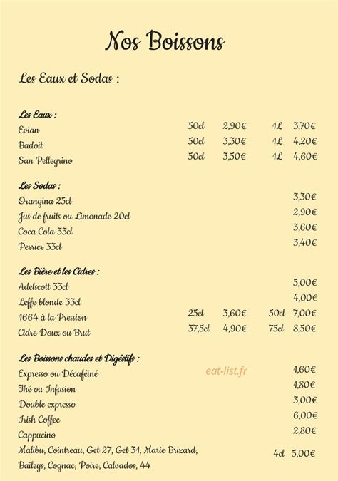 Le Fournil à Coutances - menu et photos