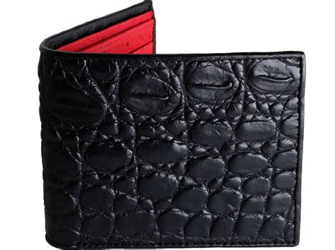 Crocodile Skin Wallet Real Crocodile Wallets - Real Mens Wallets