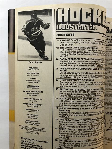 Wayne Gretzky 1984 Hockey Illustrated Magazine Oilers | eBay